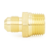 3/8" Flare x 1/2" Male NPT Threaded Brass Adapter Everhot