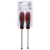 Milwaukee 2-piece Demolition Screwdriver Set w/ Magnetic Tips, Tri-Lobe Handles & Hex Shanks - Image 4