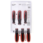 Milwaukee 6-piece Magnetic Tip Screwdriver Set w/ Tri-Lobe Handles & Hex Shanks - Image 4