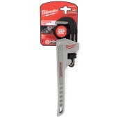 Milwaukee 10" Aluminum Pipe Wrench, 1-1/2" Jaw Capacity - Image 1