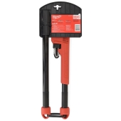 Milwaukee Cheater Steel Adjustable (10"/18"/24") Pipe Wrench, 2-7/8" Jaw Capacity - Image 2
