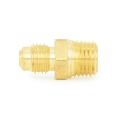 Everhot 1/4" Flare x 1/4" Male NPT Threaded Brass Adapter - Image 3