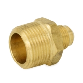 Everhot 3/8" Flare x 3/4" Male NPT Threaded Brass Adapter - Image 2