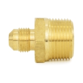 Everhot 3/8" Flare x 3/4" Male NPT Threaded Brass Adapter - Image 3