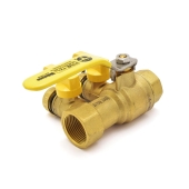 Webstone Valves 1" NPT Threaded Purge & Fill Ball Valve w/ Hose Drains - Image 3