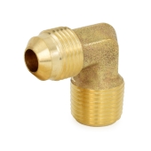 3/8" Flare x 3/8" MNPT Brass 90&deg; Elbow Everhot