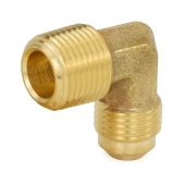 3/8" Flare x 3/8" MNPT Brass 90&deg; Elbow Everhot