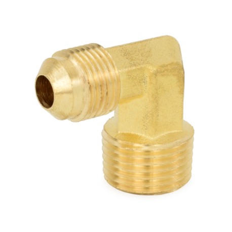 3/8" Flare x 1/2" MNPT Brass 90° Elbow Everhot