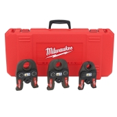 Milwaukee 1/2", 3/4" & 1" IPS Steel Press Jaw Kit for M18 Force Logic Press Tool - Image 1