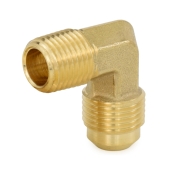 Everhot 3/8" Flare x 1/4" MNPT Brass 90&deg; Elbow - Image 2