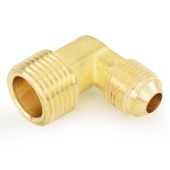 Everhot 3/8" Flare x 1/2" MNPT Brass 90° Elbow - Image 3