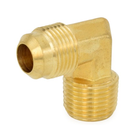 Everhot 1/2" Flare x 1/2" MNPT Brass 90&deg; Elbow