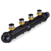 Viega 4-Port PEX Press Manifold, Closed, 3/4" x 1/2" - Image 2