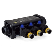 Viega 3-Port MiniBloc 1/2" PEX Press PolyAlloy Manifold - Image 3