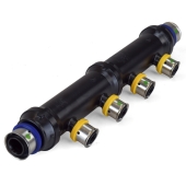 Viega 4-Port PEX Press Manifold, Open, 3/4" x 3/4" x 1/2" - Image 3