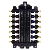 Viega 14-Port, 1/2" PEX Press ManaBloc Manifold, (6) Hot, (8) Cold - Image 2