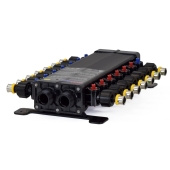 Viega 14-Port, 1/2" PEX Press ManaBloc Manifold, (6) Hot, (8) Cold - Image 3