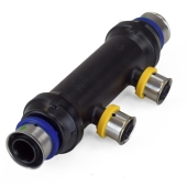 Viega 2-Port PEX Press Manifold, Open, 3/4" x 3/4" x 1/2" - Image 3