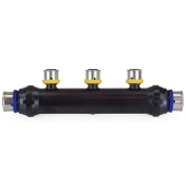 Viega 3-Port PEX Press Manifold, Open, 3/4" x 3/4" x 1/2" - Image 2