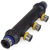 Viega 3-Port PEX Press Manifold, Open, 3/4" x 3/4" x 1/2" - Image 3
