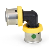 Viega 1/2" PEX x 1/2" PEX Press Elbow, Poly Alloy, Lead-Free - Image 2