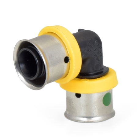 Viega 1/2" PEX x 1/2" PEX Press Elbow, Poly Alloy, Lead-Free