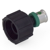 Viega 3/8" PEX Press (PolyAlloy) x 1/2" ManaBloc Port Adapter - Image 2