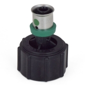 Viega 3/8" PEX Press (PolyAlloy) x 1/2" ManaBloc Port Adapter - Image 4