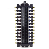 Viega 24-Port, 1/2" PEX Press ManaBloc Manifold, (9) Hot, (15) Cold - Image 2