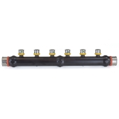 Viega 6-Port PEX Press Manifold, Open, 1" x 1" x 1/2" - Image 2