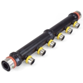 Viega 6-Port PEX Press Manifold, Open, 1" x 1" x 1/2" - Image 3