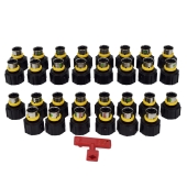 Viega 30-Port, 1/2" PEX Press ManaBloc Manifold, (12) Hot, (18) Cold - Image 4