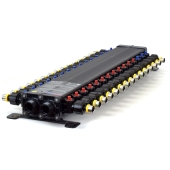 Viega 30-Port, PEX Press ManaBloc Manifold (3/8" PEX - (10) Hot & (12) Cold 1/2" PEX - (2) Hot & (6) Cold) - Image 3