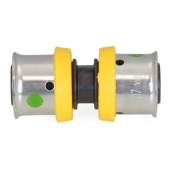 Viega 1/2" PEX x 1/2" PEX Press Coupling, Poly Alloy, Lead-Free - Image 2