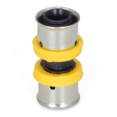 Viega 1/2" PEX x 1/2" PEX Press Coupling, Poly Alloy, Lead-Free - Image 3