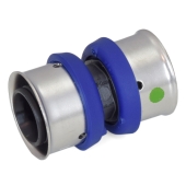 Viega 3/4" PEX x 3/4" PEX Press Coupling, Poly Alloy, Lead-Free - Image 1