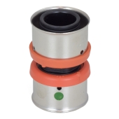 Viega 1" PEX x 1" PEX Press Coupling, Poly Alloy, Lead-Free - Image 3