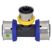 Viega 3/4" x 3/4" x 1/2" PEX Press Tee, Poly Alloy, Lead-Free - Image 2