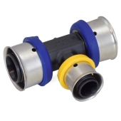 Viega 3/4" x 3/4" x 1/2" PEX Press Tee, Poly Alloy, Lead-Free - Image 3