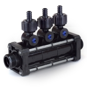 Viega 3-Port MiniBloc 1/2" PEX Crimp PolyAlloy Manifold - Image 2