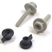 Bemis Bemis 500EC (White) Economy Molded Wood Round Toilet Seat - Image 5