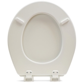 Bemis Bemis 500EC (White) Economy Molded Wood Round Toilet Seat - Image 2