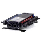 Viega 14-Port, 1/2" PEX Crimp ManaBloc Manifold, (6) Hot, (8) Cold - Image 3