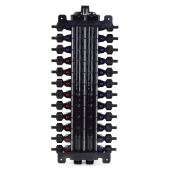 Viega 24-Port, 1/2" PEX Crimp ManaBloc Manifold, (9) Hot, (15) Cold - Image 2