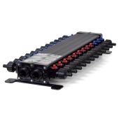 Viega 24-Port, 1/2" PEX Crimp ManaBloc Manifold, (9) Hot, (15) Cold - Image 3