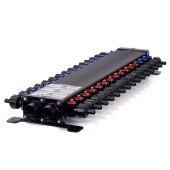 Viega 30-Port, 1/2" PEX Crimp ManaBloc Manifold, (12) Hot, (18) Cold - Image 3