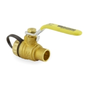 Webstone Valves 1/2" Sweat x 3/4" Garden Hose Ball Valve, Full Port (Lead-Free) - Image 2