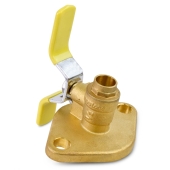 Webstone Valves 1/2" Sweat Isolator Flange Valve - Image 2