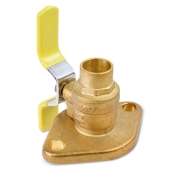 Webstone Valves 3/4" Sweat Isolator Flange Valve - Image 2