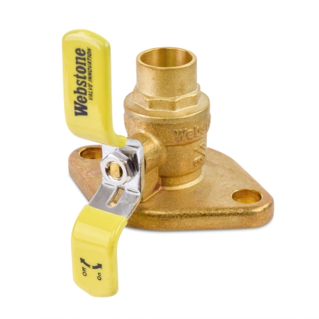 Webstone Valves 3/4" Sweat Isolator Flange Valve